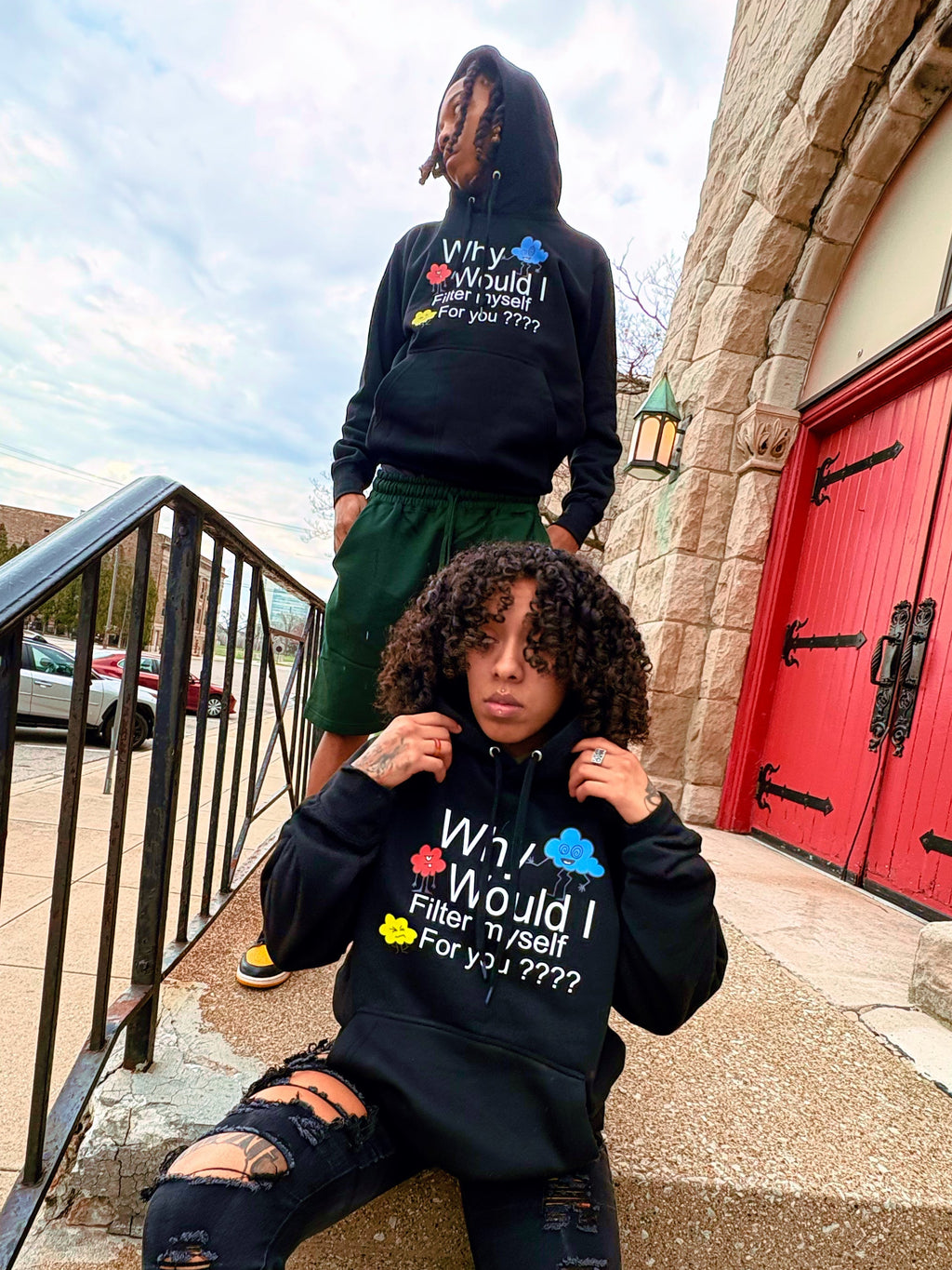 “Unfiltered” statement Hoodie