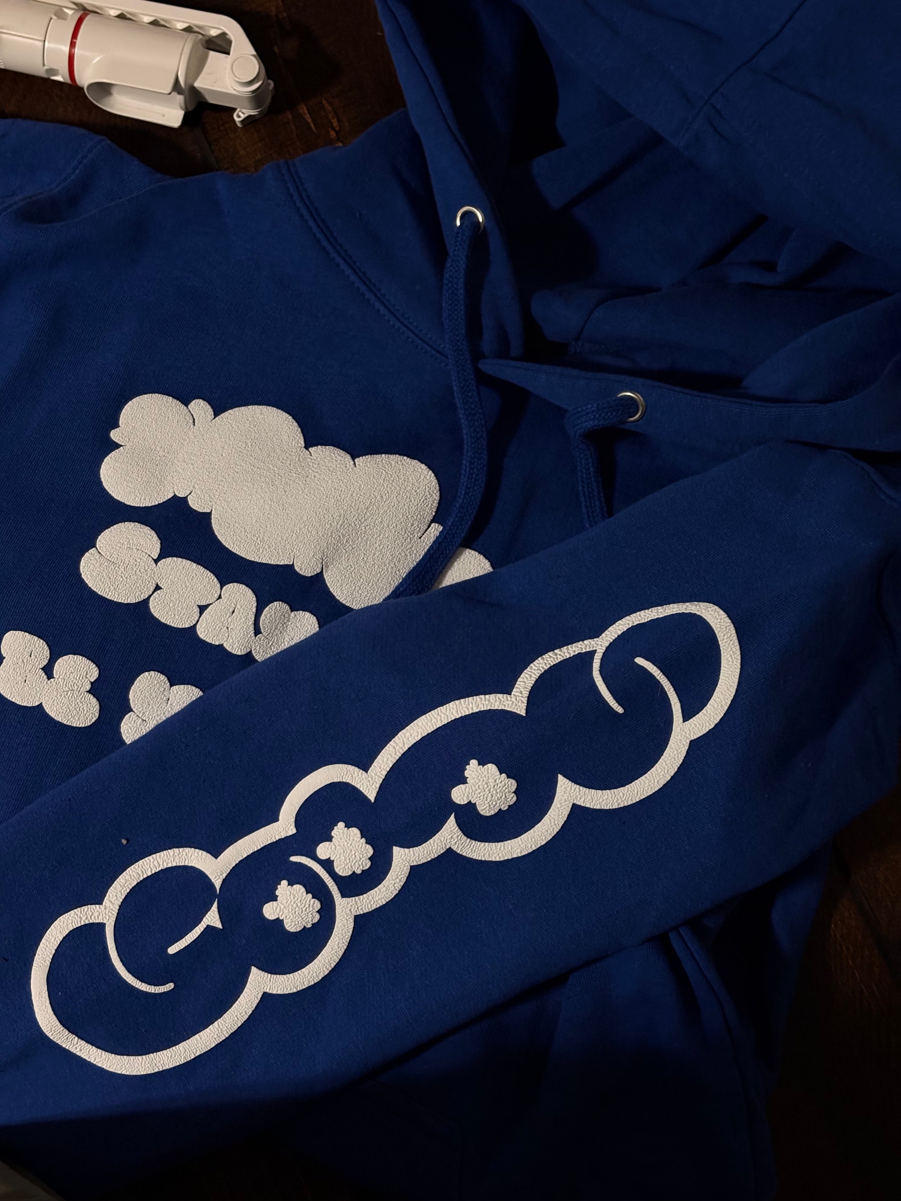 “Spby” Blue Puff Hoodie