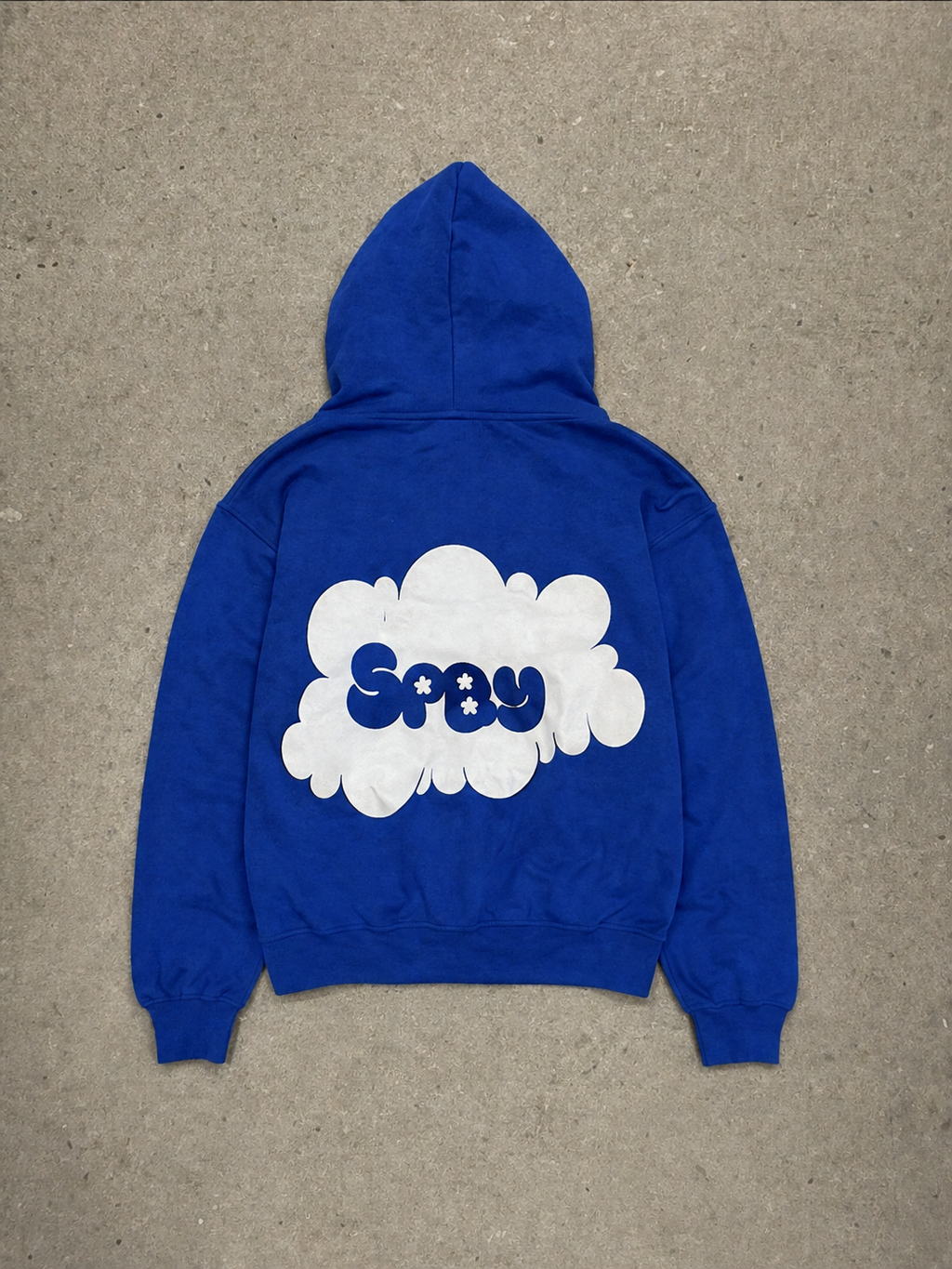 “Spby” Blue Puff Hoodie